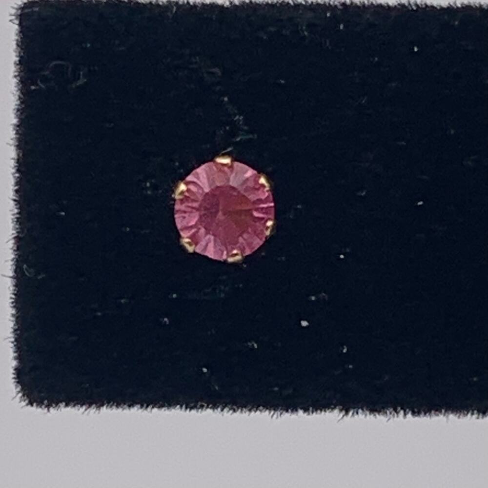 Sensitive Ears Ear Sense Stud Earrings October Rose Zircon Hypo-Allergenic NEW - Picture 3 of 5